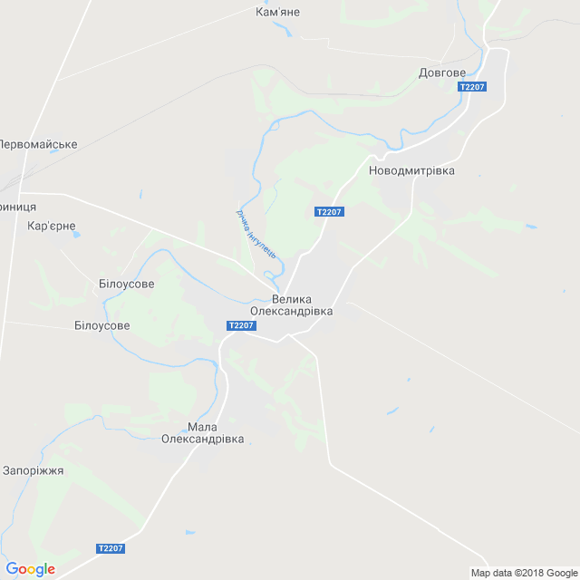 карта Велика Олександрівка