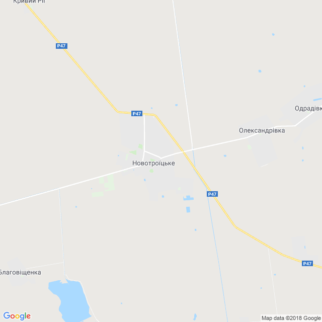 карта Новотроїцьке