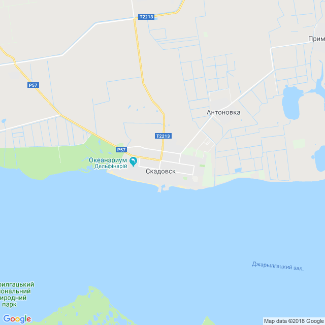 карта Скадовск