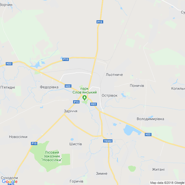 карта Володимир