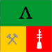 Флаг поселка Ланчин