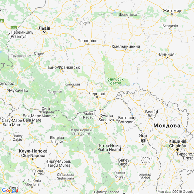 карта Чернівецька область
