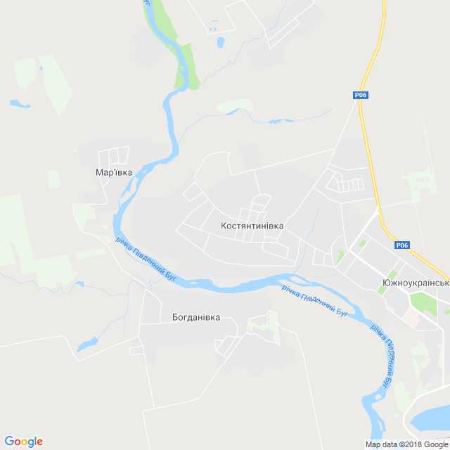 карта Костянтинівка