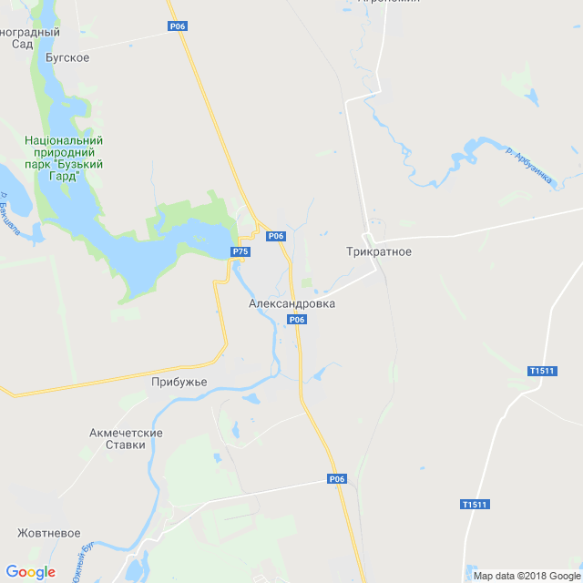 карта Александровка