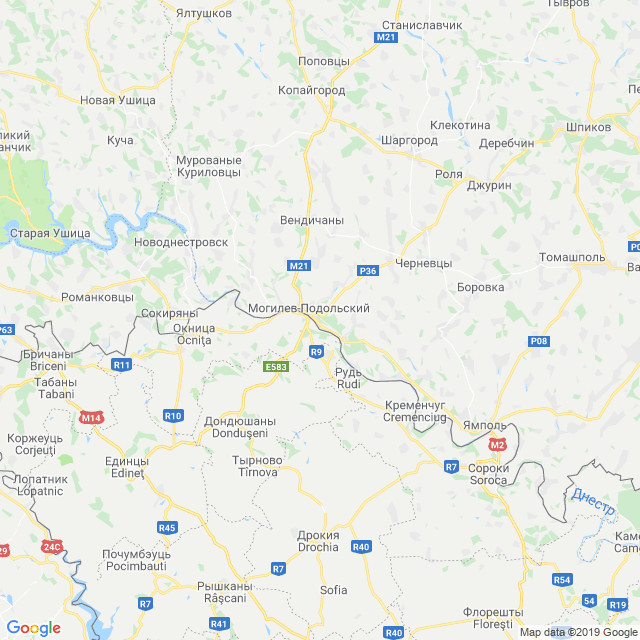 карта Могилёв-Подольский район