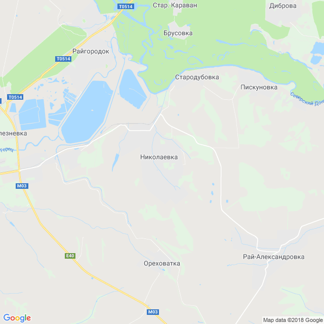 карта Николаевка