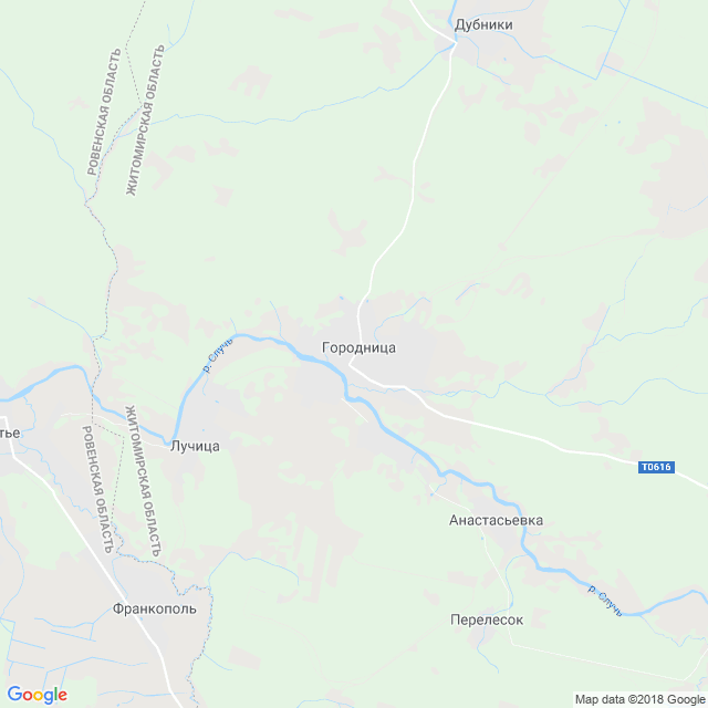 карта Городница