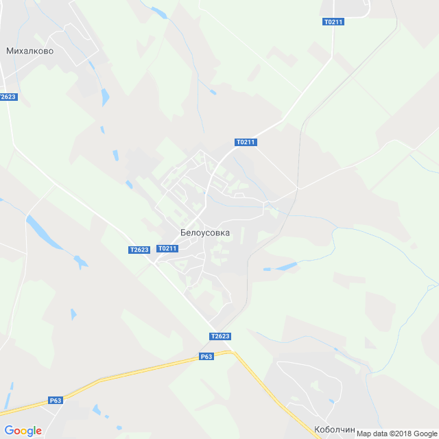 карта Белоусовка