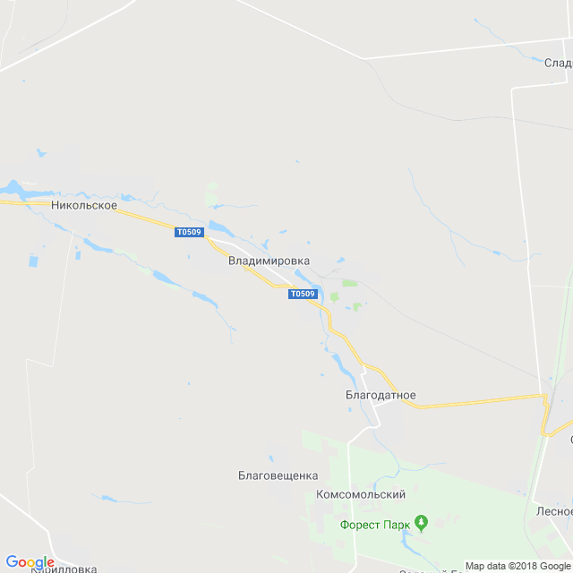 карта Владимировка
