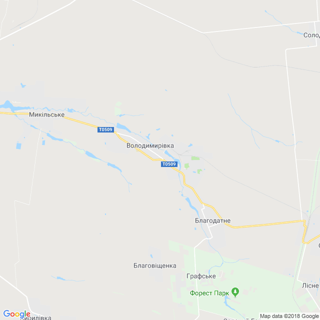карта Володимирівка
