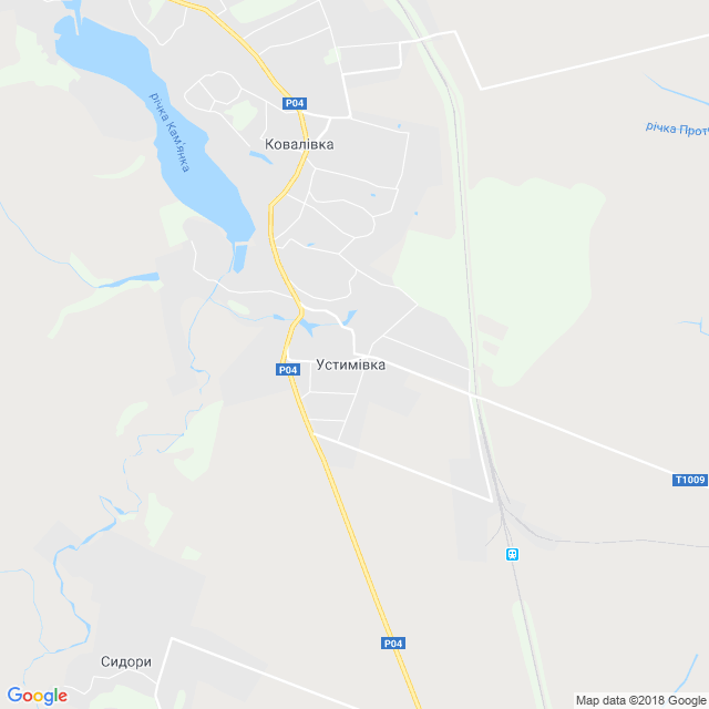 карта Устимівка