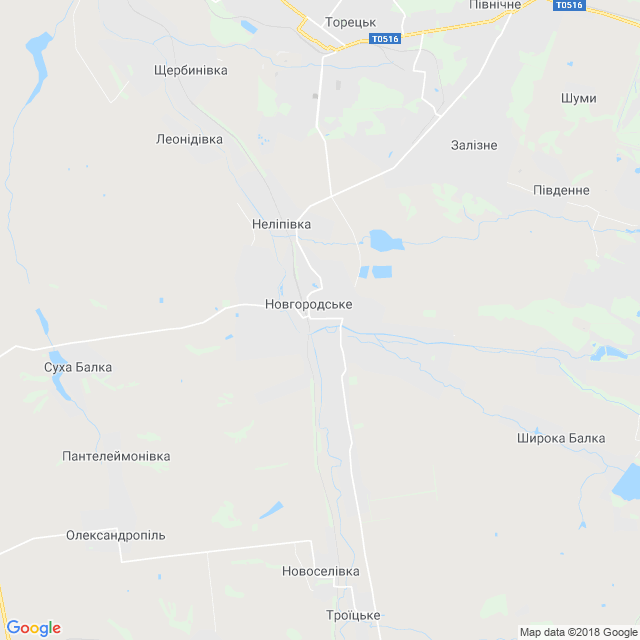 карта Новгородське