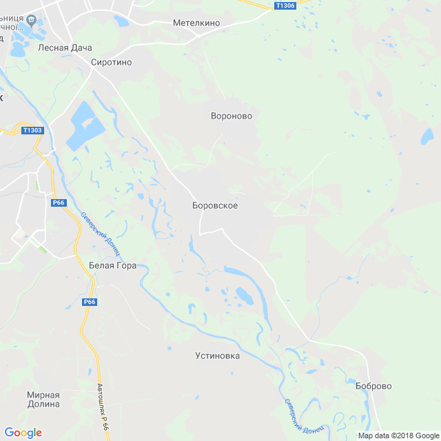 карта Боровское