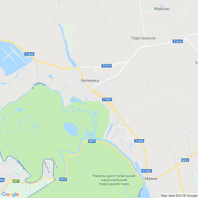 карта Беляевка