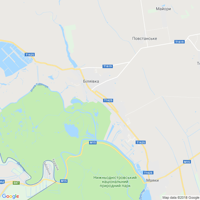 карта Біляївка