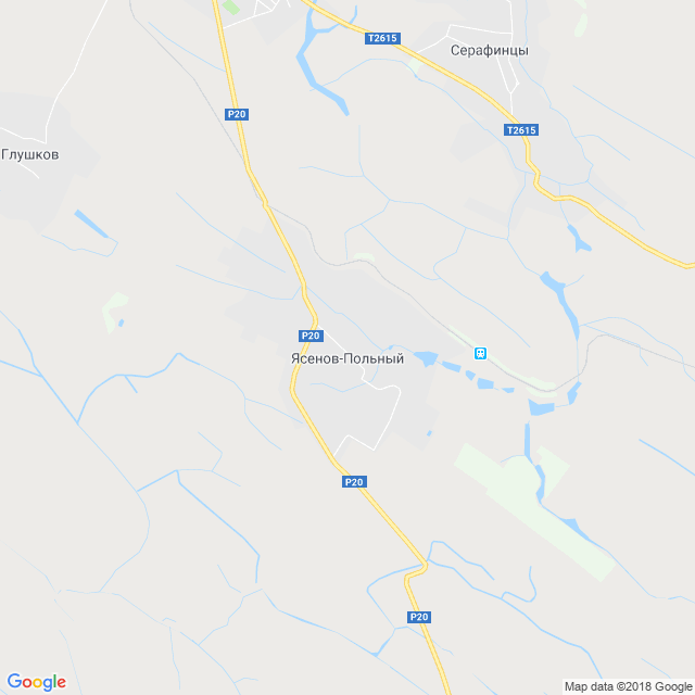 карта Ясенов-Польный