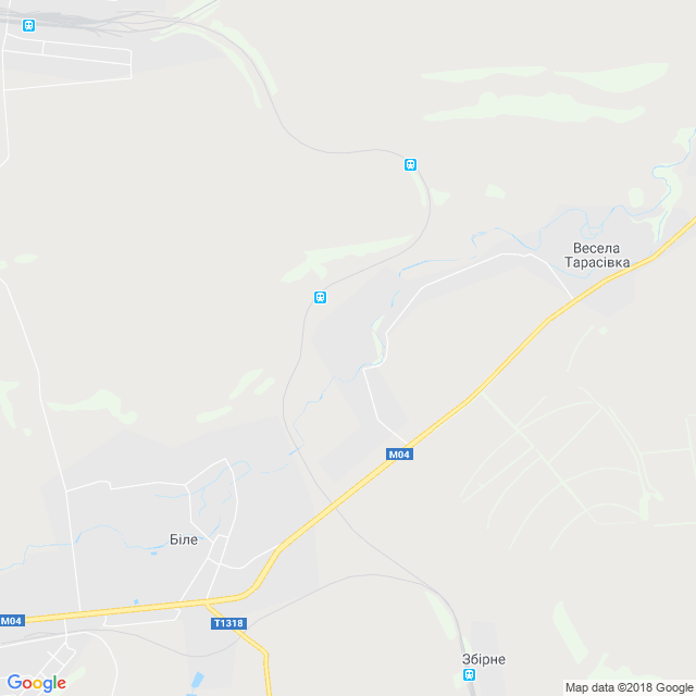 карта Весела Тарасівка