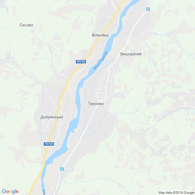 карта Терново