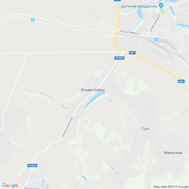 карта Владиславка