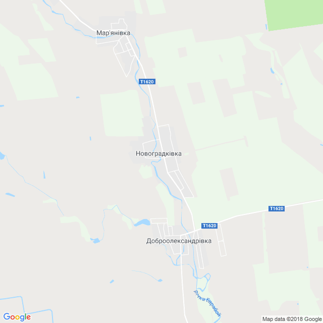 карта Новоградківка