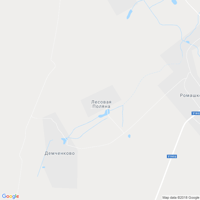 карта Лесовая Поляна