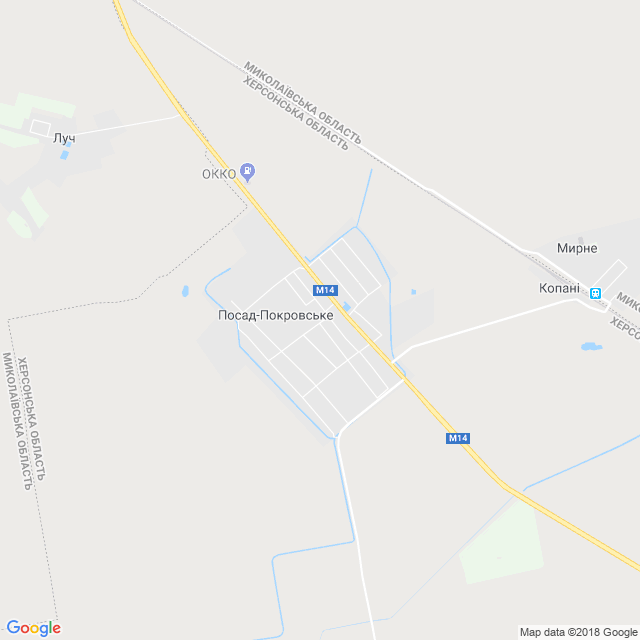 карта Посад-Покровське