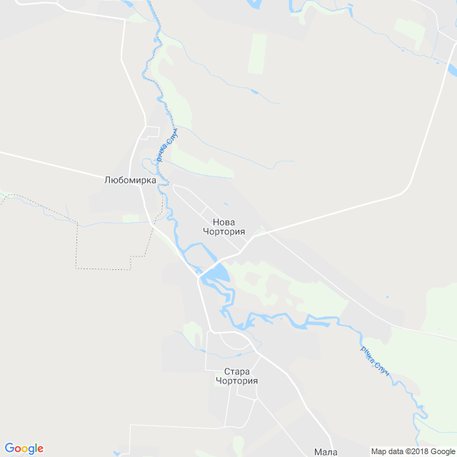карта Нова Чортория