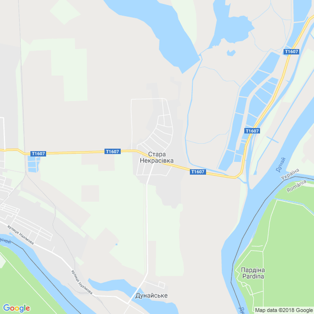 карта Стара Некрасівка