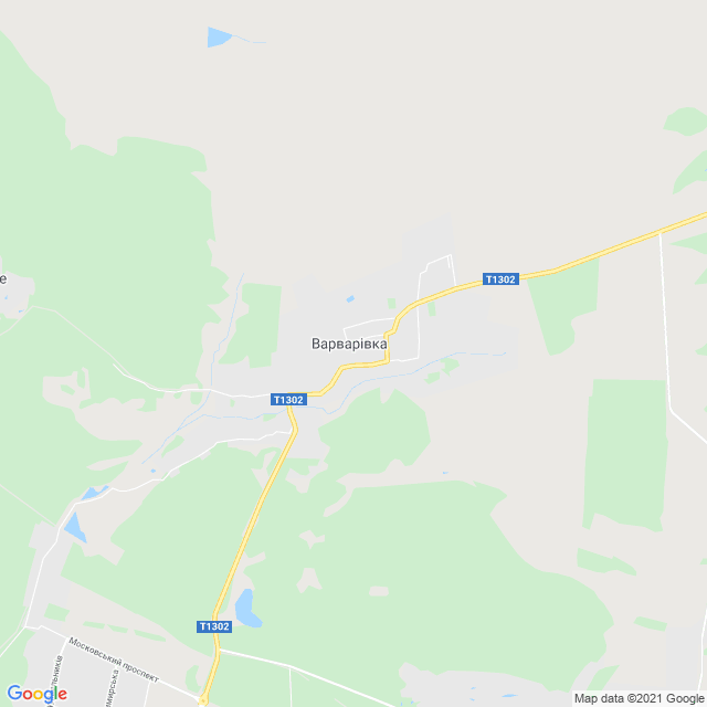 карта Варварівка