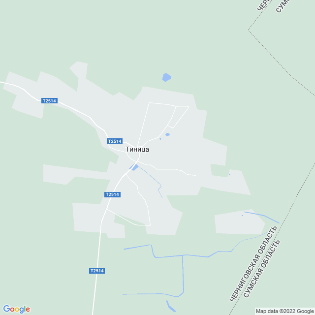 карта Тиница