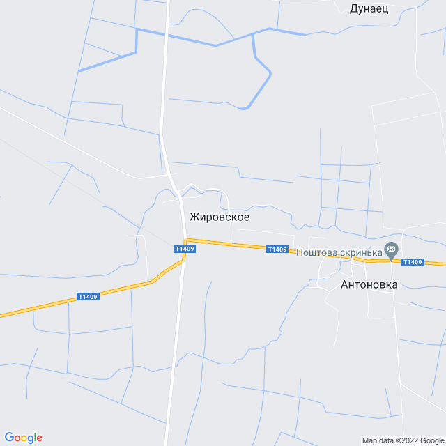 карта Жировское