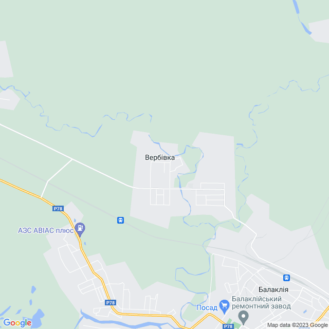 карта Вербівка