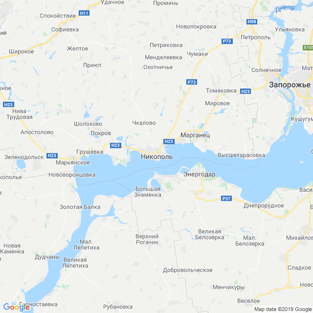 карта Никопольский район