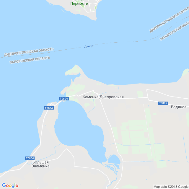 карта Каменка-Днепровская