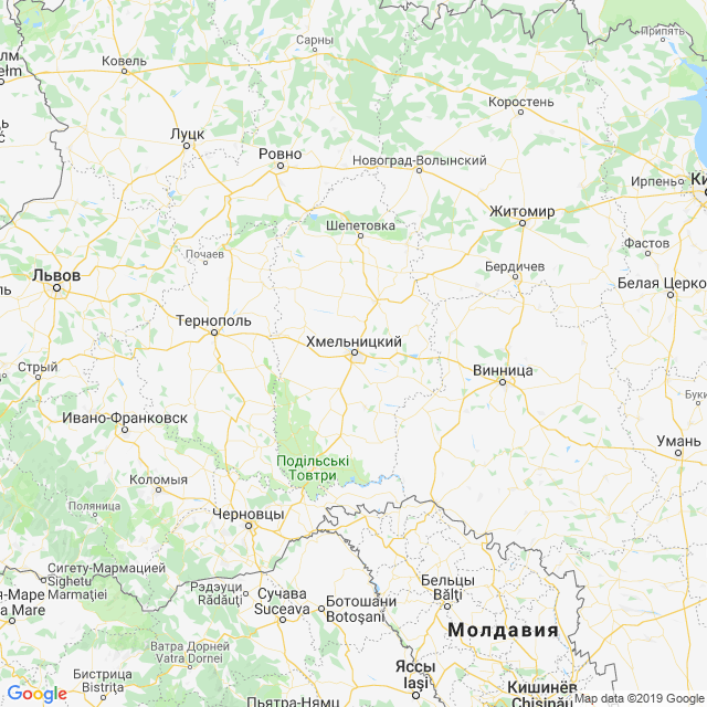 карта Хмельницкая область