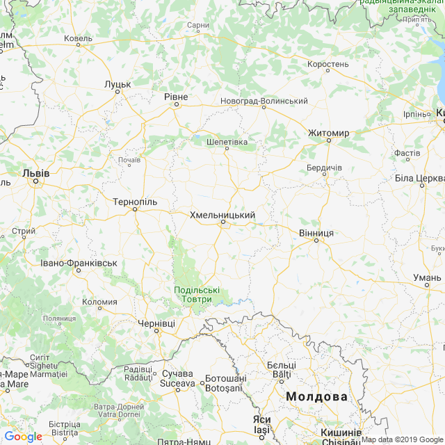 карта Хмельницька область