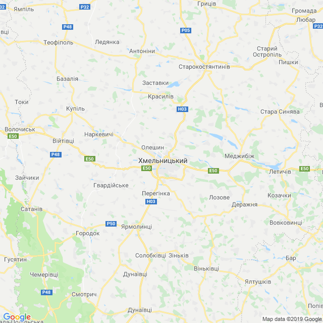 карта Хмельницький район