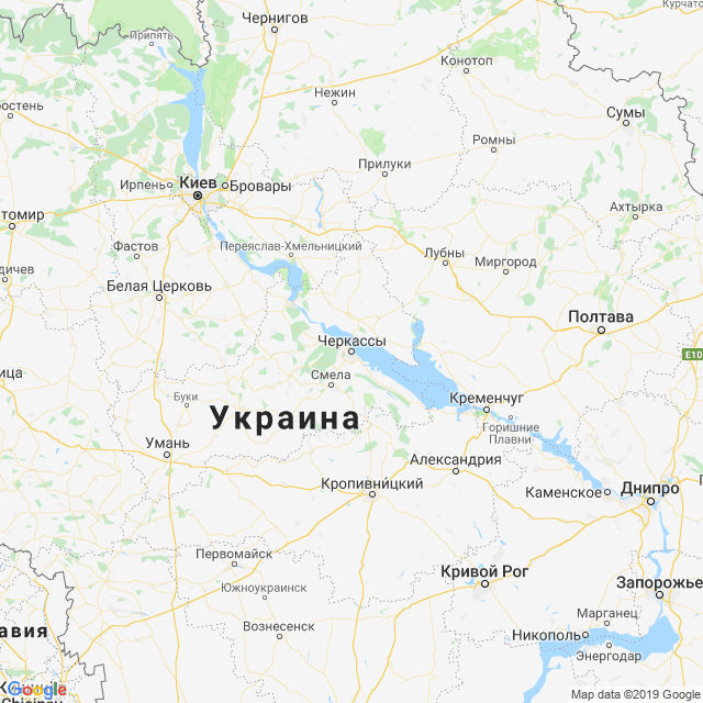 карта Черкасская область
