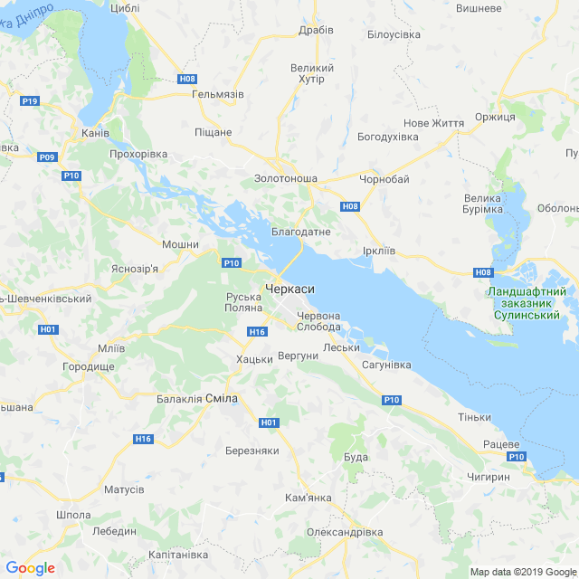 карта Черкаський район