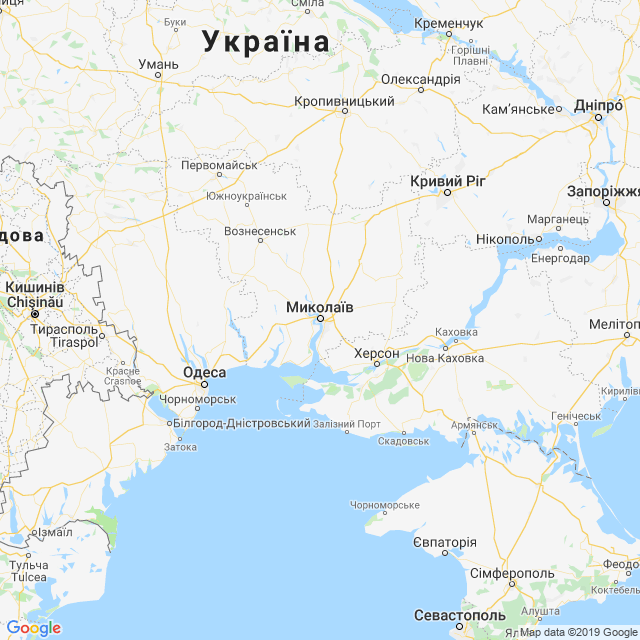 карта Миколаївська область
