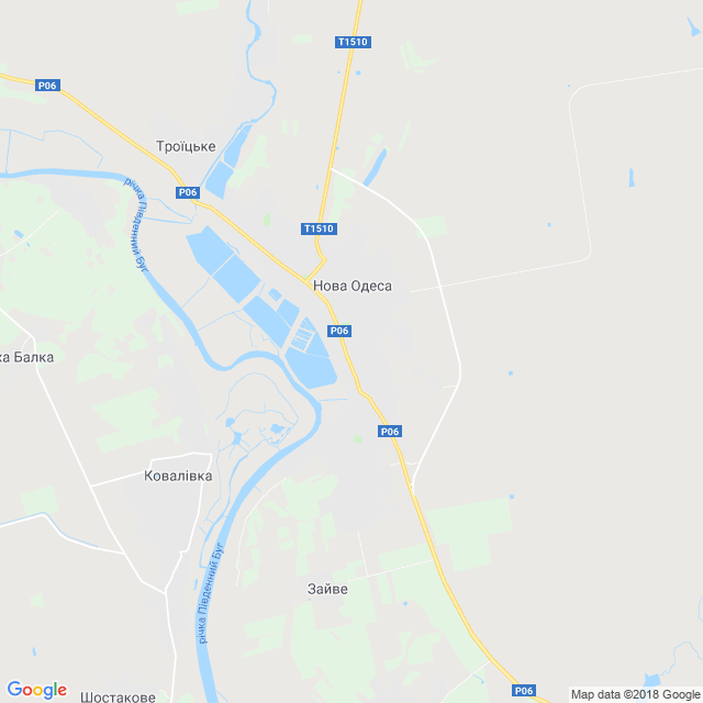 карта Нова Одеса