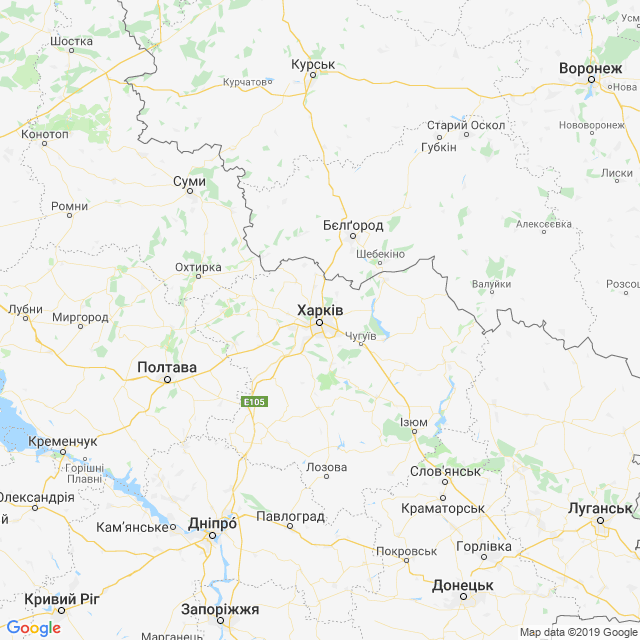 карта Харківська область