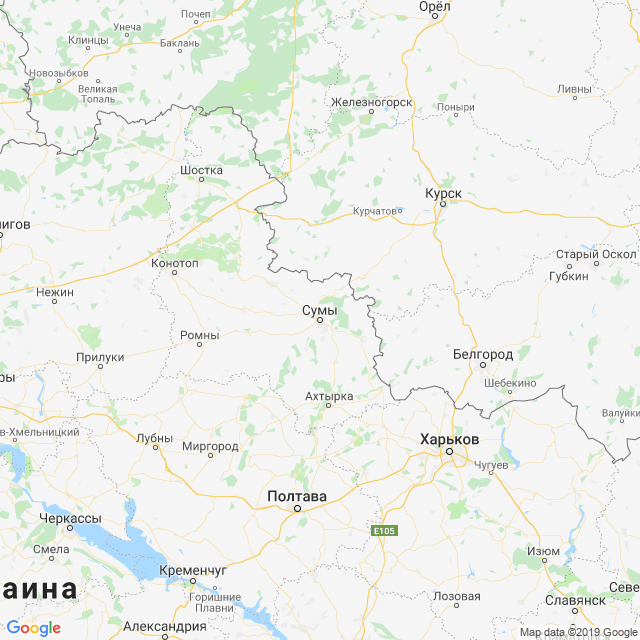 карта Сумская область