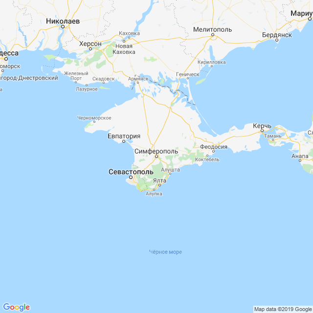 карта Автономная Республика Крым